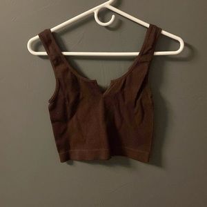 Brown crop tank